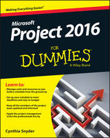 Snyder, Cynthia - Project 2016 For Dummies - 9781119224518 - V9781119224518