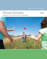 Frank Cox - Human Intimacy: Marriage, the Family, and Its Meaning - 9781133947769 - V9781133947769