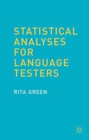 R. Green - Statistical Analyses for Language Testers - 9781137018281 - V9781137018281