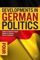 Stephen Padgett (Ed.) - Developments in German Politics 4 - 9781137301628 - V9781137301628