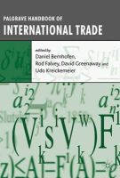 N/a - Palgrave Handbook of International Trade - 9781137351807 - V9781137351807