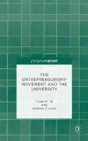 C. Sá - The Entrepreneurship Movement and the University - 9781137402653 - V9781137402653