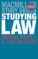 Simon Askey - Studying Law - 9781137412683 - V9781137412683