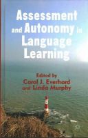 N/a - Assessment and Autonomy in Language Learning - 9781137414373 - V9781137414373