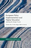 Alberto Amaral - European Policy Implementation and Higher Education: Analysing the Bologna Process - 9781137504616 - V9781137504616