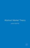 Jonathan Roffe - Abstract Market Theory - 9781137511744 - V9781137511744