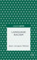 J. Weber - Language Racism - 9781137531063 - V9781137531063