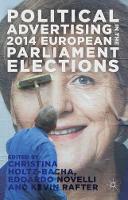Christina Holtz-Bacha (Ed.) - Political Advertising in the 2014 European Parliament Elections - 9781137569806 - V9781137569806