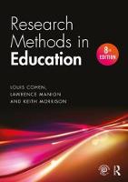 Cohen, Louis, Manion, Lawrence, Morrison, Keith - Research Methods in Education - 9781138209886 - V9781138209886