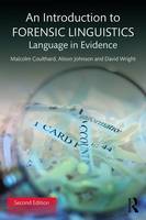 Malcolm Coulthard - An Introduction to Forensic Linguistics: Language in Evidence - 9781138641716 - V9781138641716
