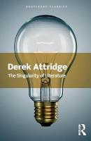 Derek (Ed) Attridge - The Singularity of Literature (Routledge Classics) - 9781138701274 - V9781138701274