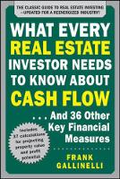 Frank Gallinelli - What Every Real Estate Investor Needs to Know About Cash Flow... And 36 Other Key Financial Measures, Updated Edition - 9781259586187 - V9781259586187