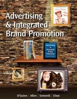 Close, Angeline; O'guinn, Thomas; Allen, Chris; Semenik, Richard J. - Advertising and Integrated Brand Promotion - 9781285187815 - V9781285187815