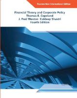 Thomas Copeland - Financial Theory and Corporate Policy: Pearson New International Edition - 9781292021584 - V9781292021584