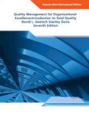 David L. Goetsch - Quality Management for Organizational Excellence Pearson New International Edition: Introduction to Total Quality - 9781292022338 - V9781292022338