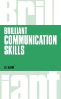 Gill Hasson - Brilliant Communication Skills - 9781292081076 - V9781292081076