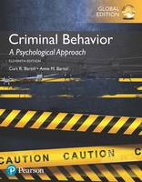Curt R. Bartol - Criminal Behavior: A Psychological Approach - 9781292157719 - V9781292157719