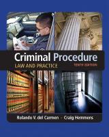 Craig Hemmens - Criminal Procedure: Law and Practice - 9781305577367 - V9781305577367