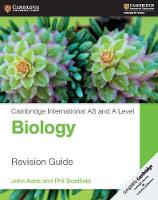 Adds, John, Bradfield, Phil - Cambridge International AS and A Level Biology Revision Guide - 9781316600467 - V9781316600467