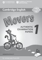 Roger Hargreaves - Cambridge English Movers 1 for Revised Exam from 2018 Answer Booklet: Authentic Examination Papers - 9781316635940 - V9781316635940