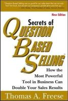 Thomas Freese - Secrets of Question-based Selling - 9781402287527 - V9781402287527