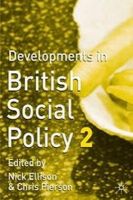 Nick Ellison - Developments in British Social Policy - 9781403900203 - KEX0166440