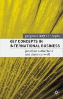 Jon Sutherland~Diane Canwell - Key Concepts in International Business (Palgrave Key Concepts S.) - 9781403915344 - KEX0163940