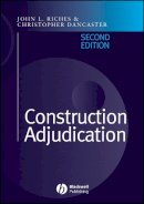 John Riches - Construction Adjudication - 9781405106351 - V9781405106351