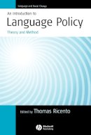 Ricento - An Introduction to Language Policy: Theory and Method - 9781405114981 - V9781405114981