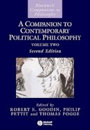 Robert E. Goodin - A Companion to Contemporary Political Philosophy, 2 Volume Set - 9781405136532 - V9781405136532
