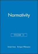 Ernest Sosa - Normativity, Volume 15 - 9781405138116 - V9781405138116