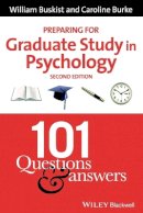 William Buskist - Preparing for Graduate Study in Psychology: 101 Questions and Answers - 9781405140522 - V9781405140522