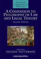 Dennis Patterson - A Companion to Philosophy of Law and Legal Theory - 9781405170062 - V9781405170062