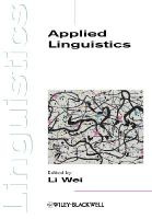 Li Wei - Applied Linguistics - 9781405193580 - V9781405193580