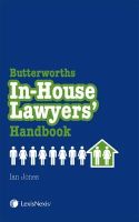 Jones, Ian - Butterworths In-house Lawyers Handbook - 9781405755504 - V9781405755504