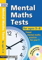 Andrew Brodie - Mental Maths Tests for Ages 5-6 - 9781408192429 - V9781408192429