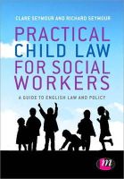 Clare Seymour - Practical Child Law for Social Workers - 9781446266533 - V9781446266533