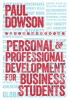 Paul Dowson - Personal and Professional Development for Business Students - 9781446282212 - V9781446282212
