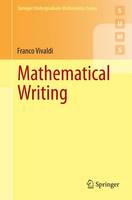 Franco Vivaldi - Mathematical Writing - 9781447165262 - V9781447165262