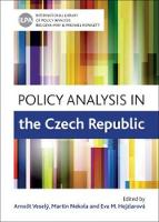 Arnost Vesely - Policy Analysis in the Czech Republic - 9781447318149 - V9781447318149