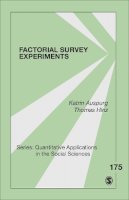 Katrin Auspurg - Factorial Survey Experiments - 9781452274188 - V9781452274188