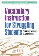 Patricia F. Vadasy - Vocabulary Instruction for Struggling Students - 9781462502820 - V9781462502820