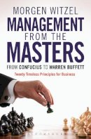 Witzel, Morgen - Management from the Masters - 9781472904751 - V9781472904751