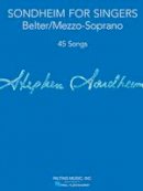 Paperback - Sondheim For Singers: Belter/Mezzo-Soprano - 9781480367159 - V9781480367159