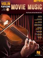 Hal Leonard Publishing Corporation - Violin Play-Along Volume 57: Movie Music (Book/Online Audio) - 9781495044625 - V9781495044625