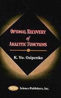K.yu. Osipenko - Optimal Recovery of Analytic Functions - 9781560728214 - V9781560728214