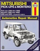 Haynes Publishing - Mitsubishi Pick-ups (1983-1996) and Montero (1983-1993) Automotive Repair Manual - 9781563921926 - V9781563921926