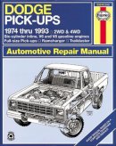 Haynes Publishing - Dodge Pick-ups (74-93) Automotive Repair Manual - 9781563922022 - V9781563922022