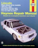 Haynes Publishing - Lincoln Town Car Automotive Repair Manual - 9781563928123 - V9781563928123