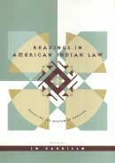 Jo Carrillo - Readings in American Indian Law - 9781566395823 - V9781566395823